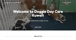 Desktop Screenshot of doggiedaycarekuwait.com